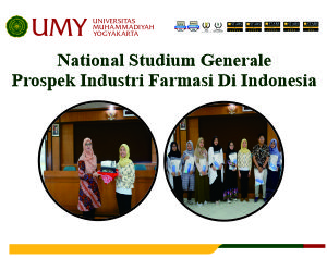 National Studium Generale Prospek Industri Farmasi Di Indonesia